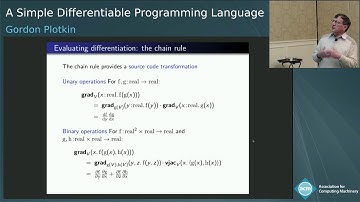 A Simple Differentiable Programming Language