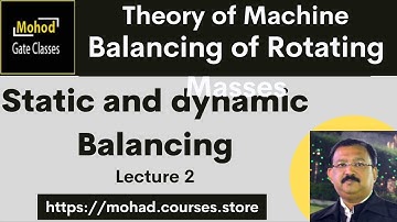 TOM  02  static and dynamic Balancing