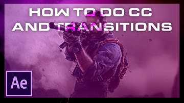 After Effects | How To Do CC and Transitions | Modern Warfare Montage #1
