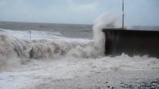 Storm Eleanor comes to Aberaeron