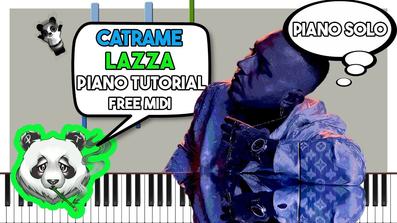 LAZZA - CATRAME (piano solo) - INSTRUMENTAL Piano Tutorial
