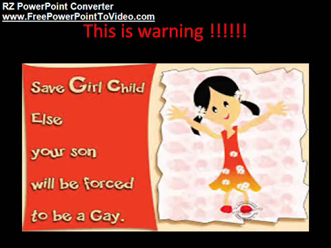 powerpoint presentation on save girl child