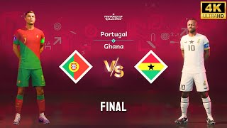 FIFA 23 - Portugal vs Ghana | Ft. Ronaldo - FIFA World Cup Final Match [4K60]