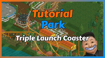 Triple Launch Coaster Tutorial! - OpenRCT2 Tutorial Park Episode 16