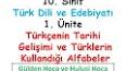 Türk Lehçeleri ve Türkçe'nin Tarihsel Gelişimi ile ilgili video