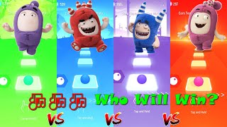 🎶 Who Will Win?  Oddbods Jeff🆚Oddbods Fuse🆚Oddbods Pogo🆚Oddbods Newt - Tiles Hop EDM Rush Gameplay. screenshot 5