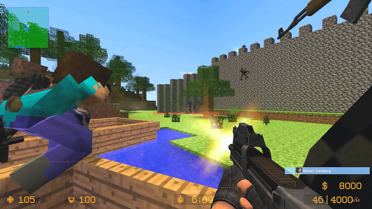 counter strike zombie  New  Counter Strike Source Zombie Escape Minecraft Adventure Map