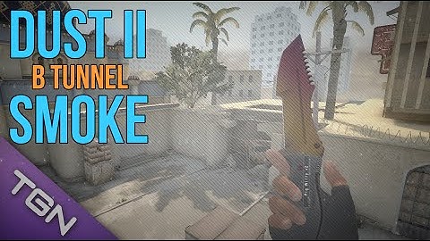 Sixty Second Smokes: CSGO: Dust 2 B tunnel smoke from B ramp