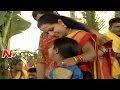 MP Kavitha attends Ayutha Chandi Yagam at Erravalli Village