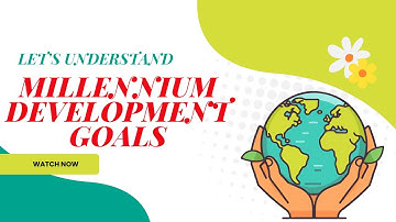 UGC NET JRF I PAPER 1 I UNIT 9 - PEOPLE, DEVELOPMENT AND ENV. MILLENNIUM DEVEOPMENT GOALS I MDG