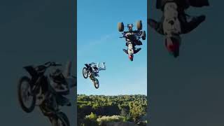 Motocross skills competition, high-altitude stunts, dangerous and exciting competitions.