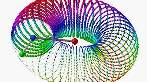 Zero Gravity 3D Double Pendulum / computer simulation