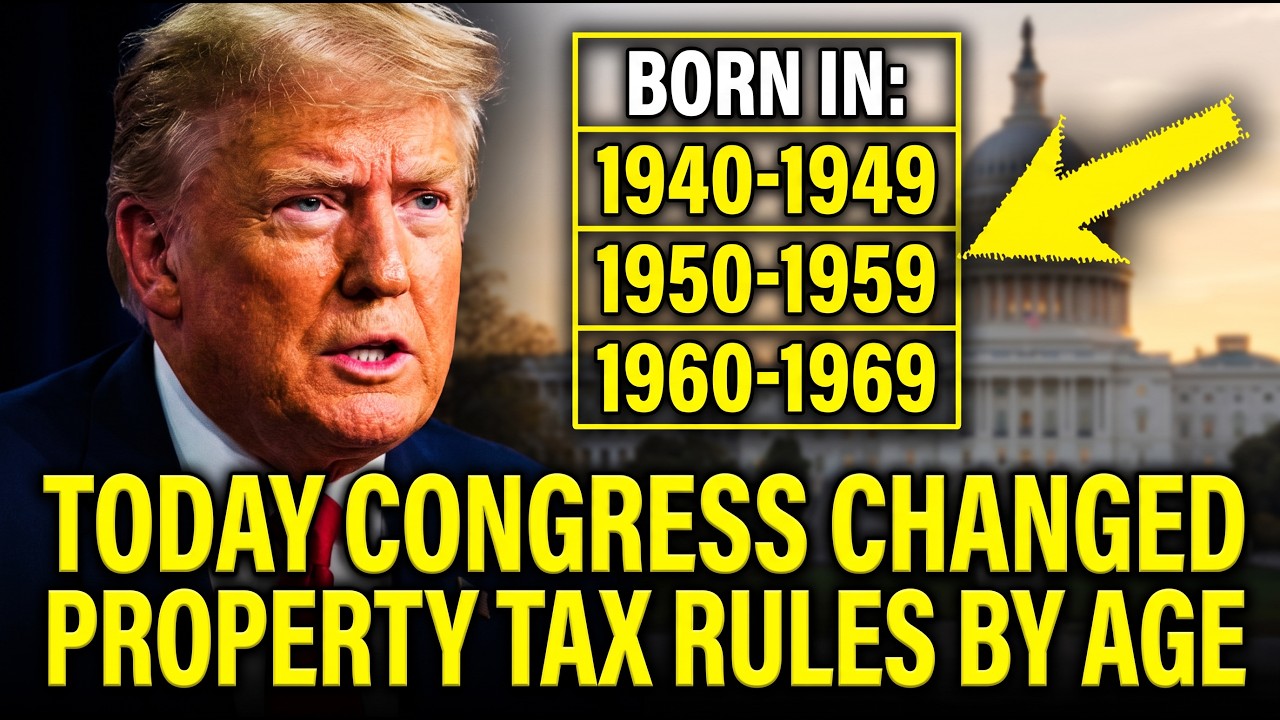 🏠HOMEOWNERS BORN IN THE 40s, 50s, AND 60s — Property Tax Rules Changed By Age (August)