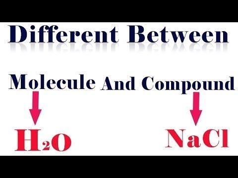וִידֵאוֹ: האם NaCl היא מולקולה או תרכובת?