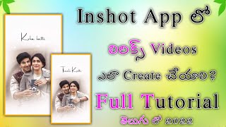 How to Create Lyrics Video In Inshot App Telugu|Inshot Lyrics Video Editing screenshot 3