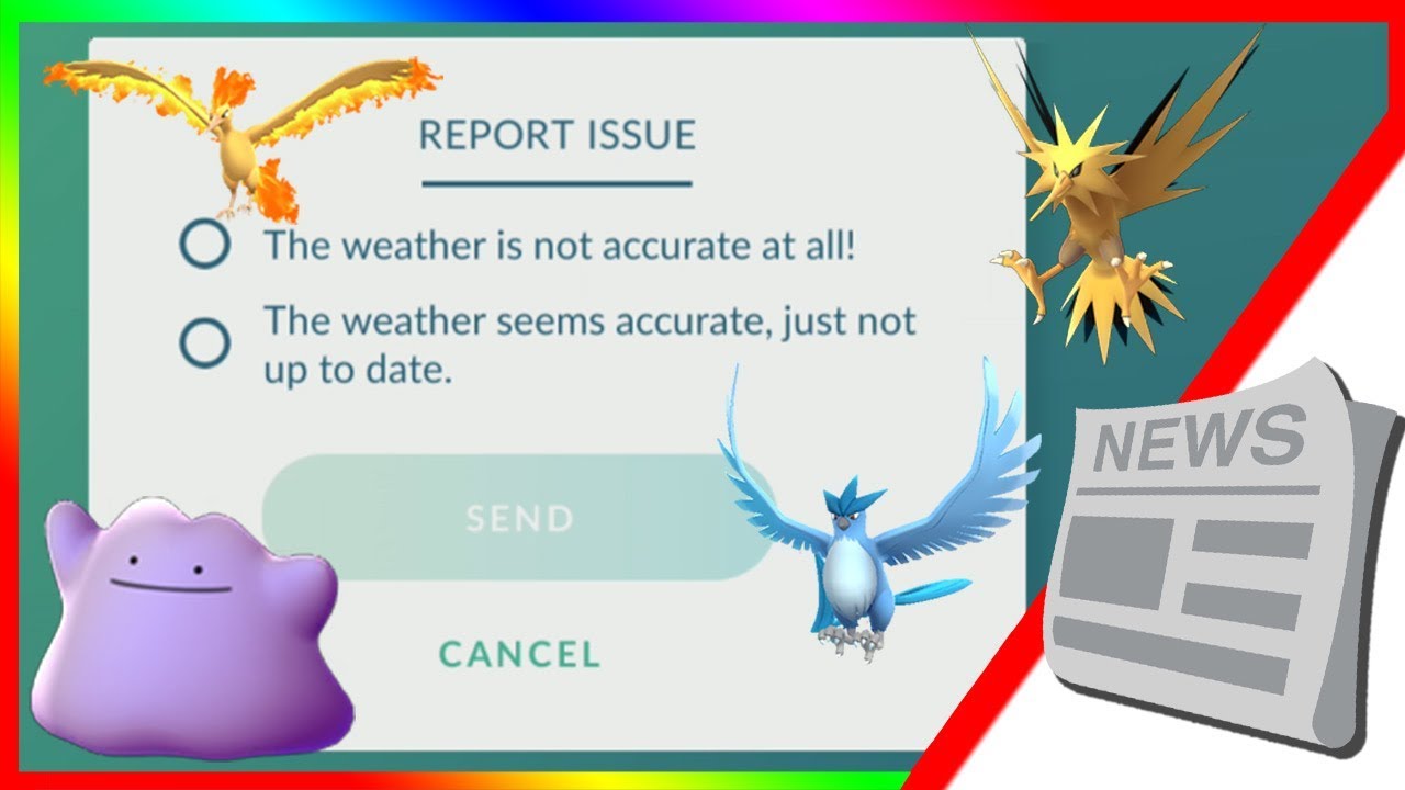 How To Report Weather Problems in Pokemon GO! Fix Wrong Weather Issue in Pokemon GO