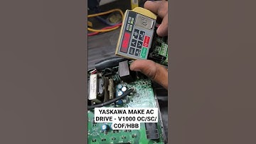 Yaskawa make ac drive v1000/ load TRILE| over current issue how to find|#shorts #repairing #acdrive