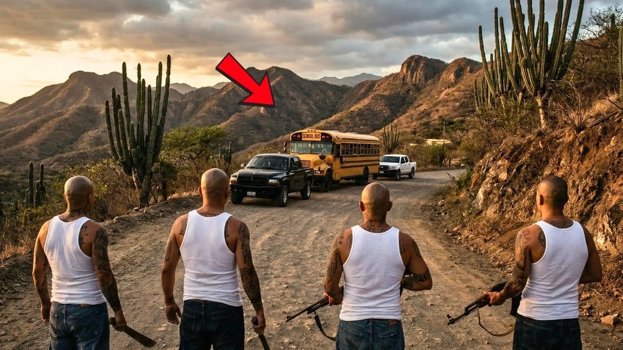 MS-13 Detuvo Un Autobús Escolar — No Sabían Que El Conductor Era Instructor Militar