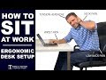 STOP Neck, Back, & Headache Pain At Work - Ergonomic Desk Set Up