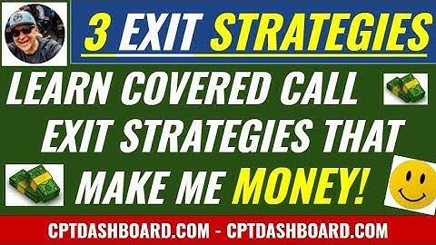 I show you 3 Covered Call Writing Exit Strategies that will UP your game