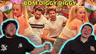 Americans React to Bom Diggy Diggy | Zack Knight | Jasmin Walia | Sonu Ke Titu Ki Sweety