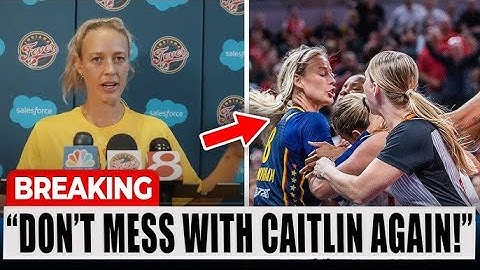 Sophie Cunningham BREAKS SILENCE After EJECTED DEFENDING Caitlin Clark From WNBA Bullies!