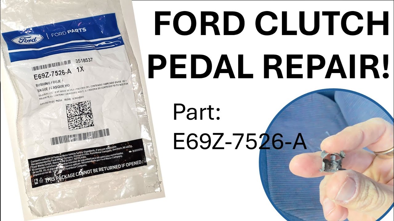 How to Fix a Ford Clutch Pedal Bushing | Easy Repair (Part 