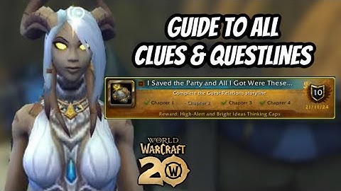 EVERY CLUE & EVERY QUEST COMPLETED: I SAVED THE PARTY AND ALL I GOT WERE THESE… ACHIEVEMENT GUIDE