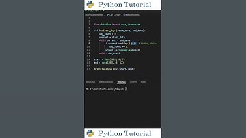 Calculating Business Days With Python | Python Tutorial