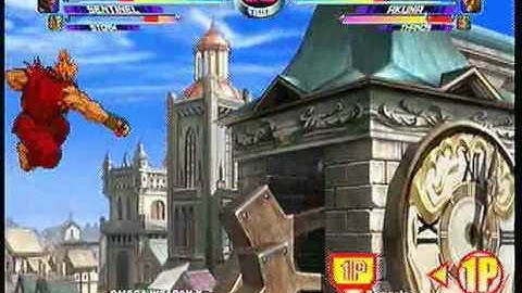 MvC2 Online (360): Omega Weapon X (MSS) vs Brett (Aku/Cha/Tha) 12 .:5.12.10:.