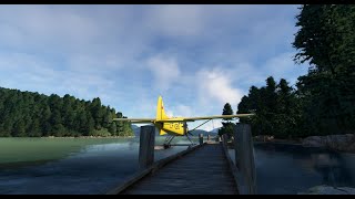 Floating in BC (Blackbird Sim DHC2)