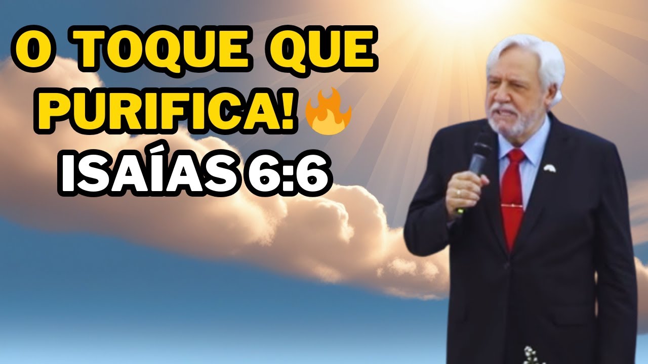 Isaías 6:6 - O Toque da Purificação 🔥 | Pregação com Pr. Juanribe Pagliarin na Igreja Paz e Vida.