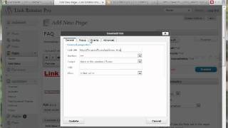 How do I place a link in my blog or website for Link Rotator Pro?