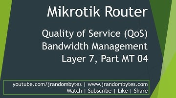 Mikrotik Router- (QoS) Bandwidth Management Layer 7 Part MT04 Filipino | J Random Bytes-jrandombytes