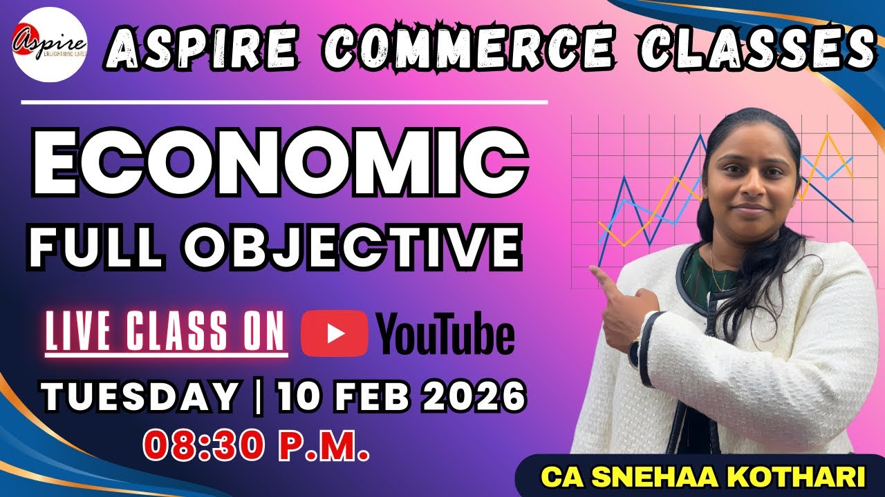Economics Objective Questions LIVE | One Shot Revision | MCQ Practice