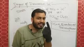 Equlibrium | Chemical Equilibrium 04 | Degree of Dissociation  and Observed density IIT JEE / NEET