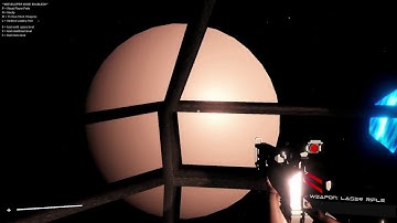 Unity space game warp drive test