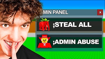 Using ADMIN PANEL To Troll YOUTUBER In Steal A Brainrot!