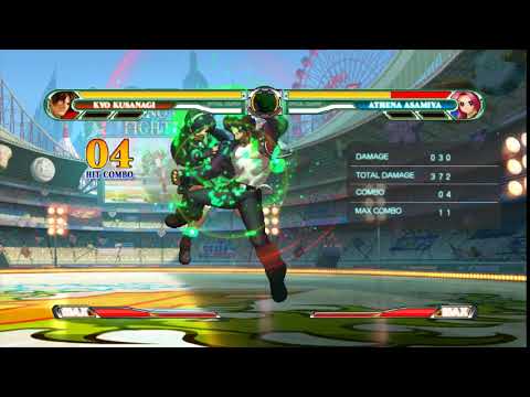 KOF XII: Kyo counter hit bnb combo