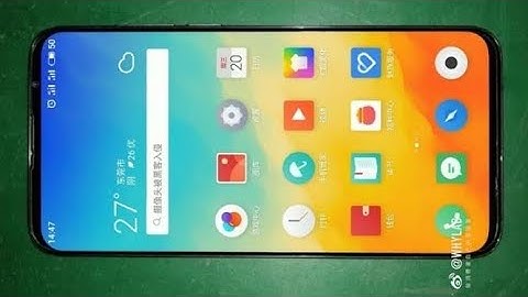 Meizu 16S render shows full-screen display, in-display fingerprint sensor and triple rear cameras.