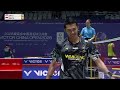 Loh Kean Yew vs Jonatan Christie | Creativity and powerful smashes