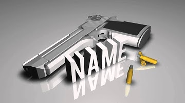 A desert eagle intro made on cd4