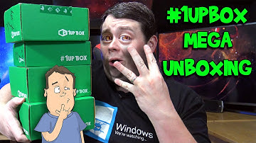 Unboxing 4 months of 1UP BOX all at once! - @Barnacules