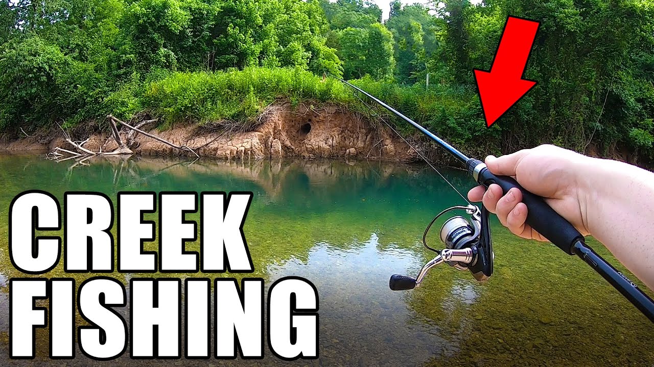 Arkansas Creek Fishing (Light Spinning Tackle) 
