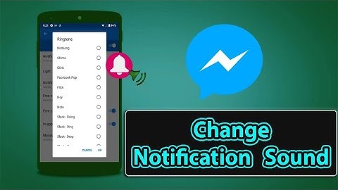 How to Change Notification Sound on Messenger | Customize Notification Sound on Facebook Messenger