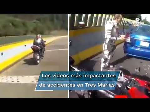 Otros impactantes accidentes captados en video en la México-Cuernavaca