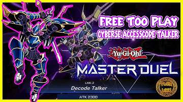 Yugioh Master Duel | F2P CYBERSE ACCESSCODE TALKER/LINK SUMMON! How to Use Cyberse Decks 遊戯王マスターデュエル