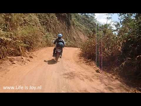 Vietnam dirtroad Ho Chi Minh trail crossing Ta Dung National Park and Lam Vien Highlands jhnew