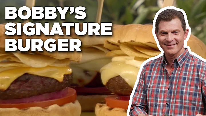 How to Make Bobby Flay's SIGNATURE Crunchburger | ...
