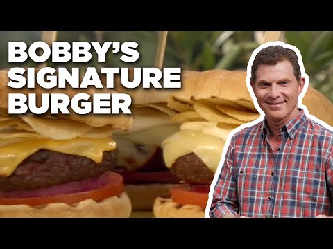 how-to-make-bobby-flay's-signature-crunchburger-|-food-network